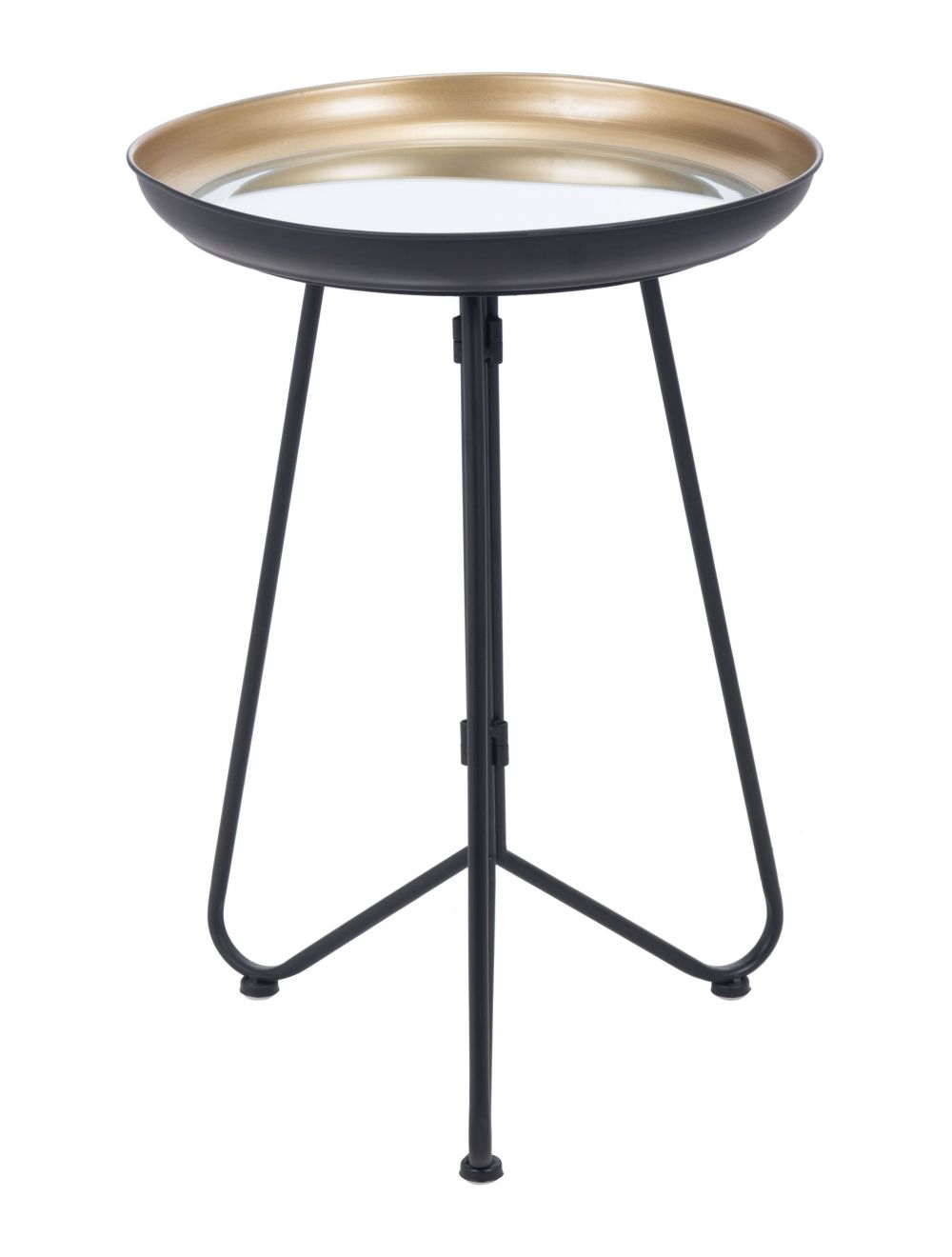 Foley Accent Table Gold & Black