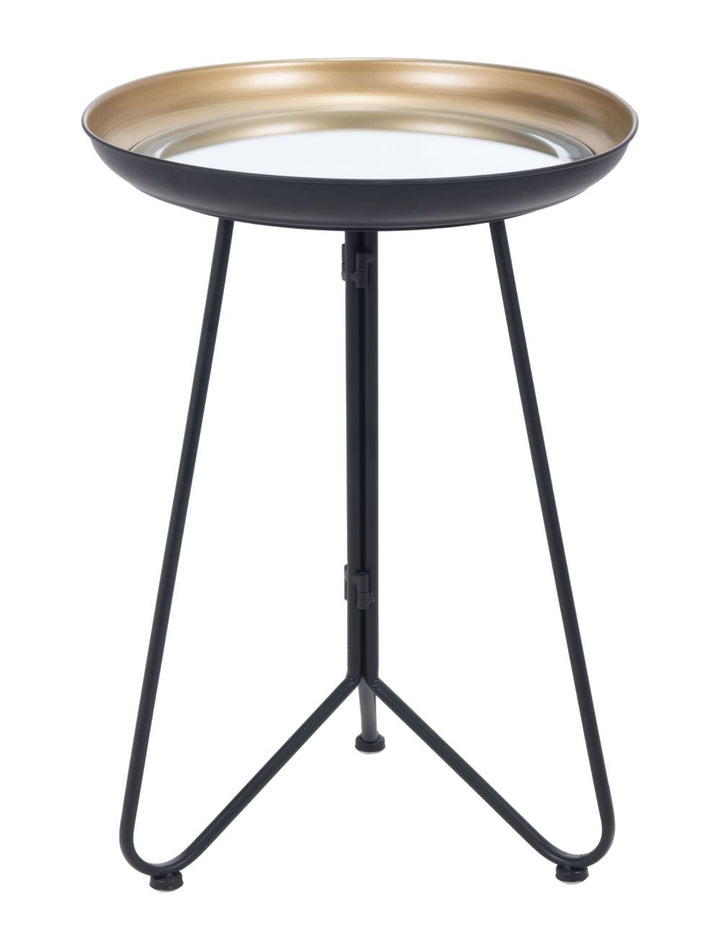 Foley Accent Table Gold & Black