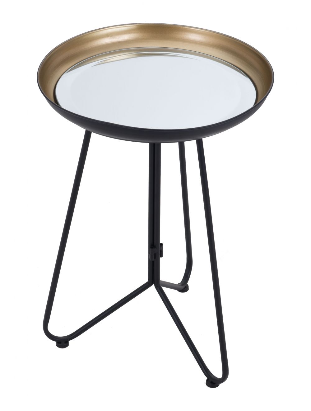 Foley Accent Table Gold & Black