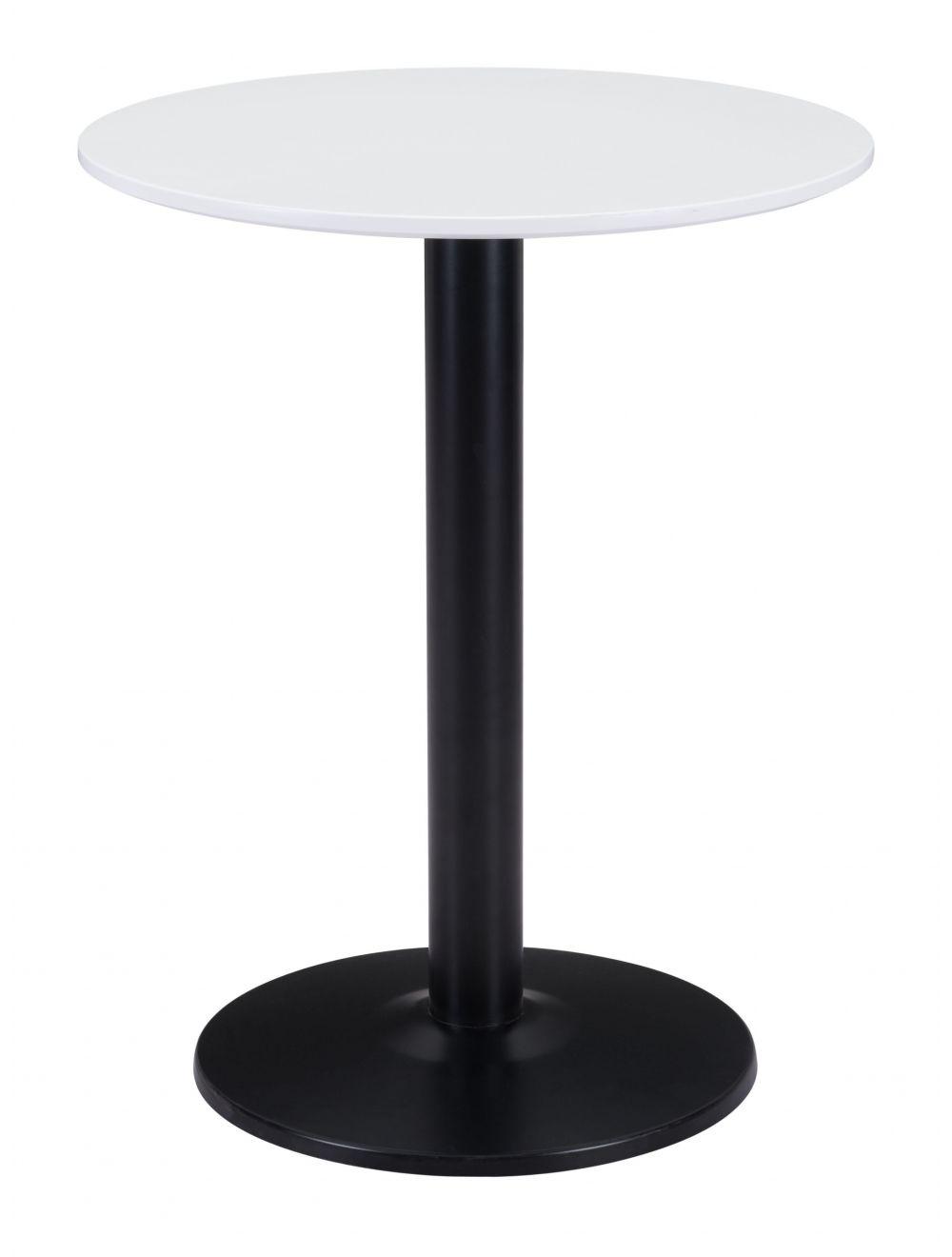 Zuo Alto Bistro Table White & Black DINING TABLES