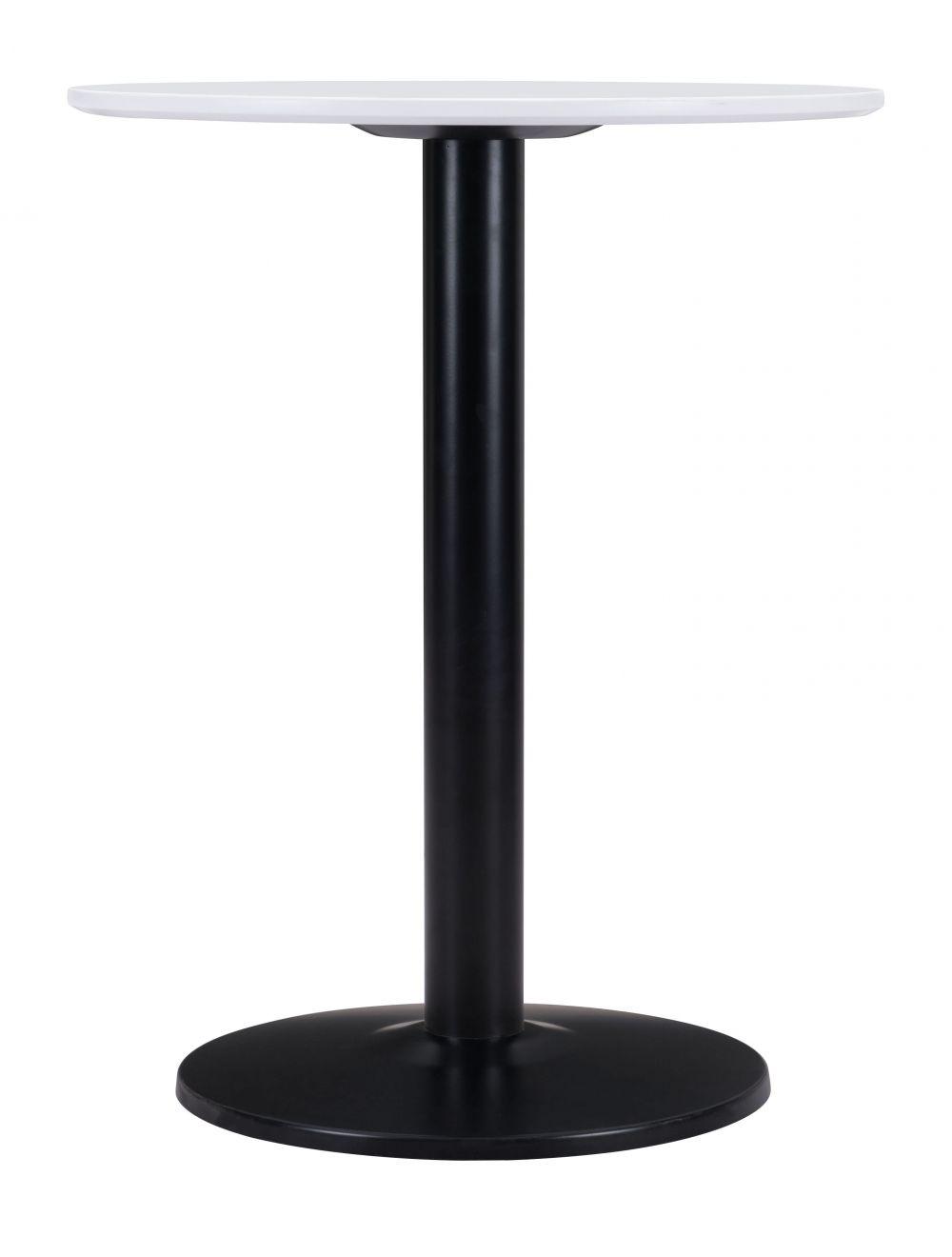 Zuo Alto Bistro Table White & Black DINING TABLES