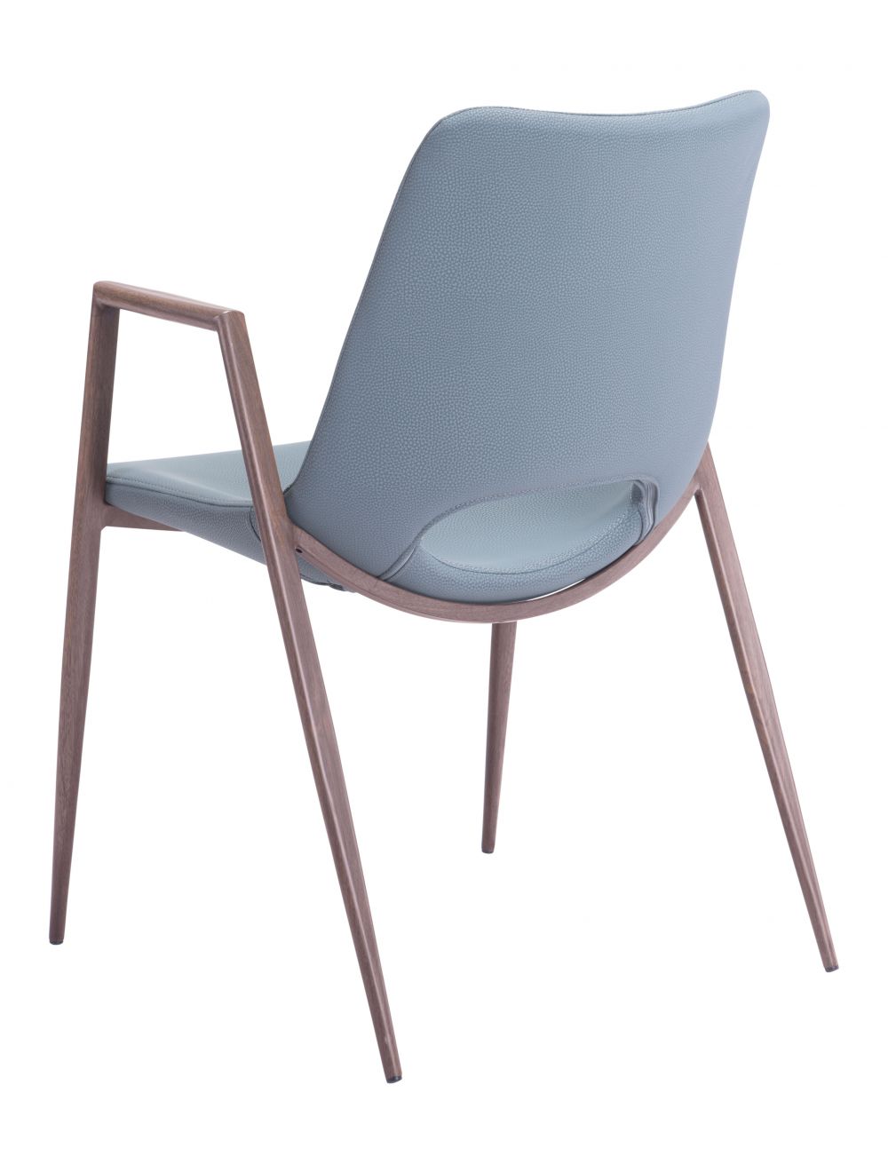 Desi Dining Chair (Set of 2) Gray & Walnut