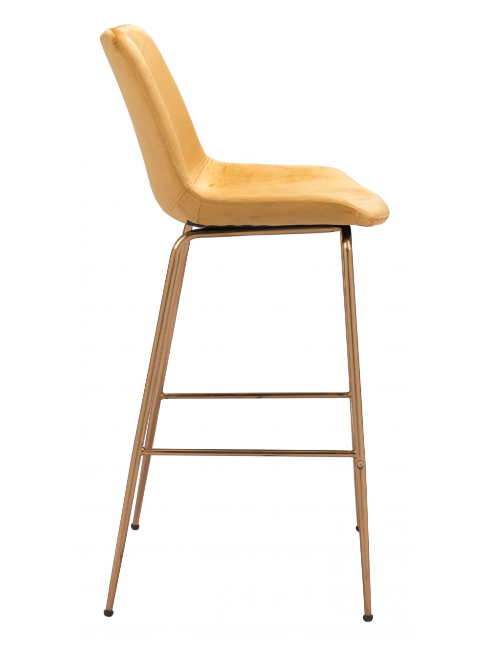 Tony Bar Chair Yellow & Gold