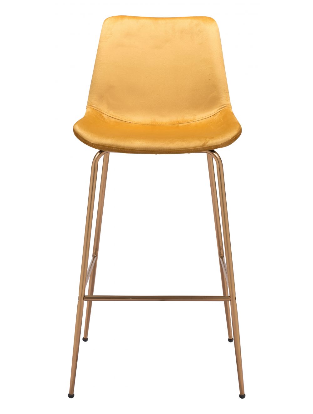 Tony Bar Chair Yellow & Gold