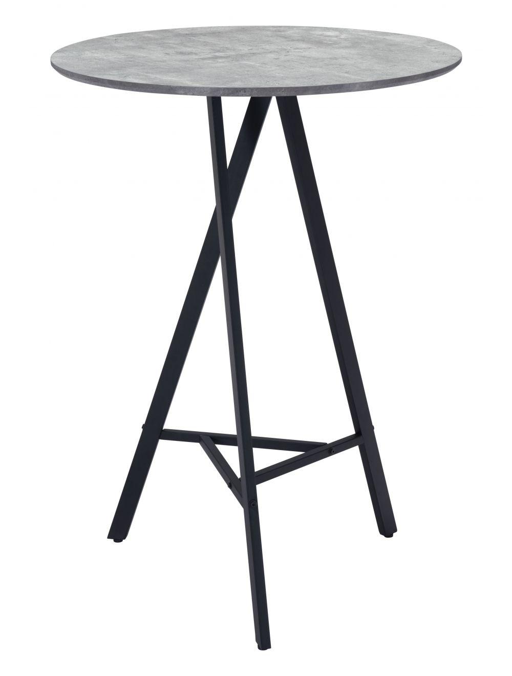 Zuo Metz Bar Table Gray BAR + BAR CARTS