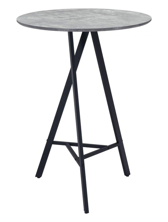 Zuo Metz Bar Table Gray BAR + BAR CARTS