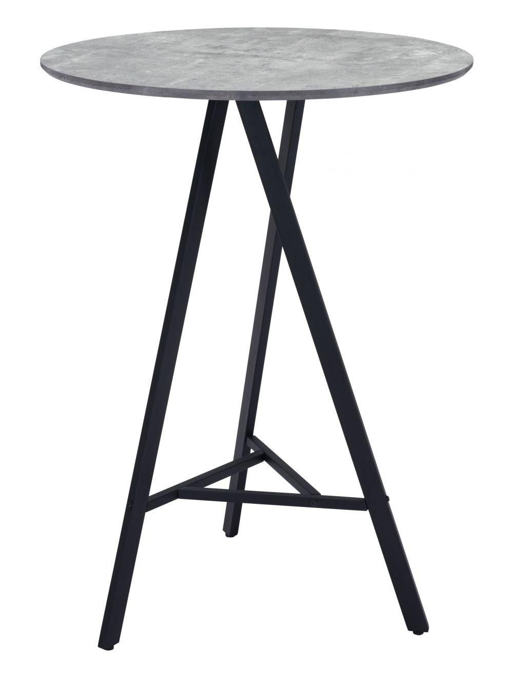 Zuo Metz Bar Table Gray BAR + BAR CARTS