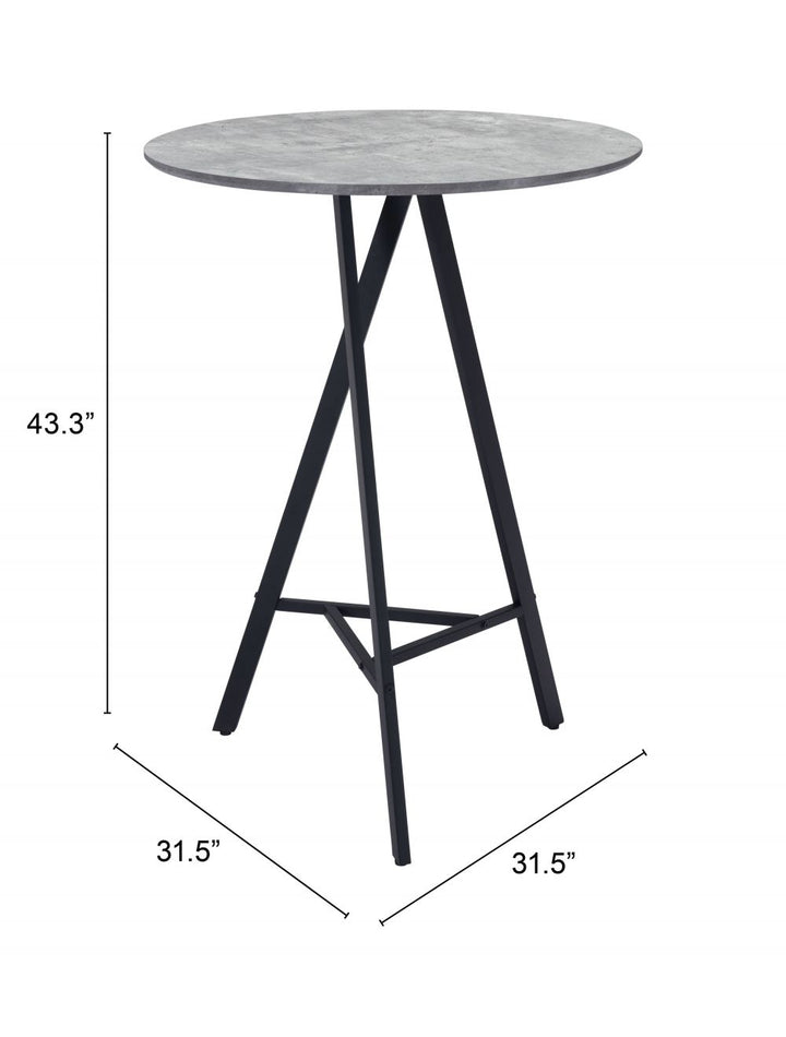 Metz Bar Table Gray