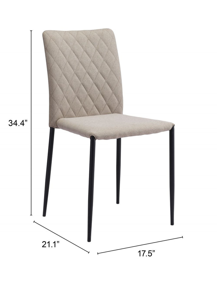 Harve Dining Chair (Set of 2) Beige