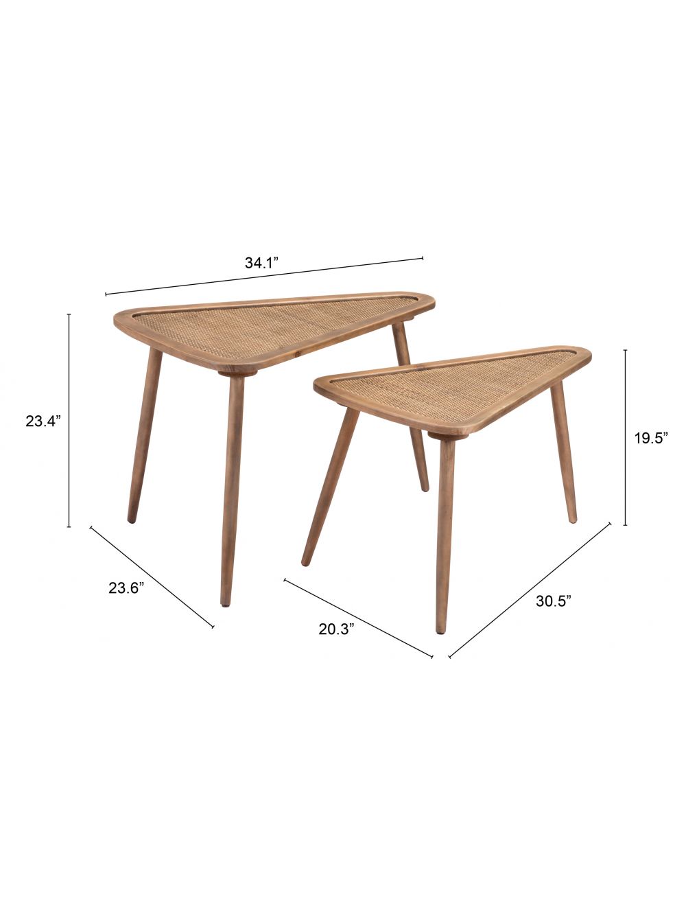 Jonathan Side Tables (Set of 2) Natural