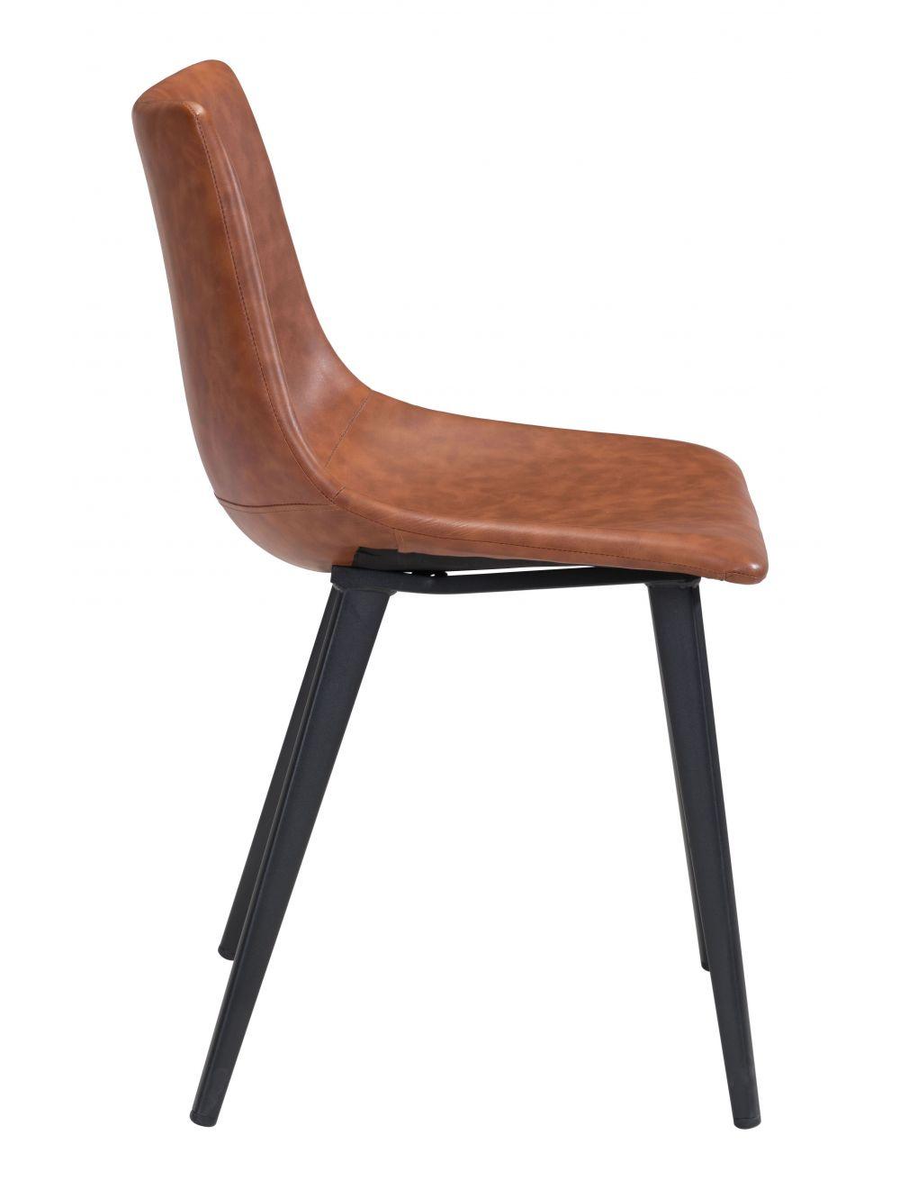 Zuo Daniel Dining Chair (Set of 2) Vintage Brown DINING CHAIRS