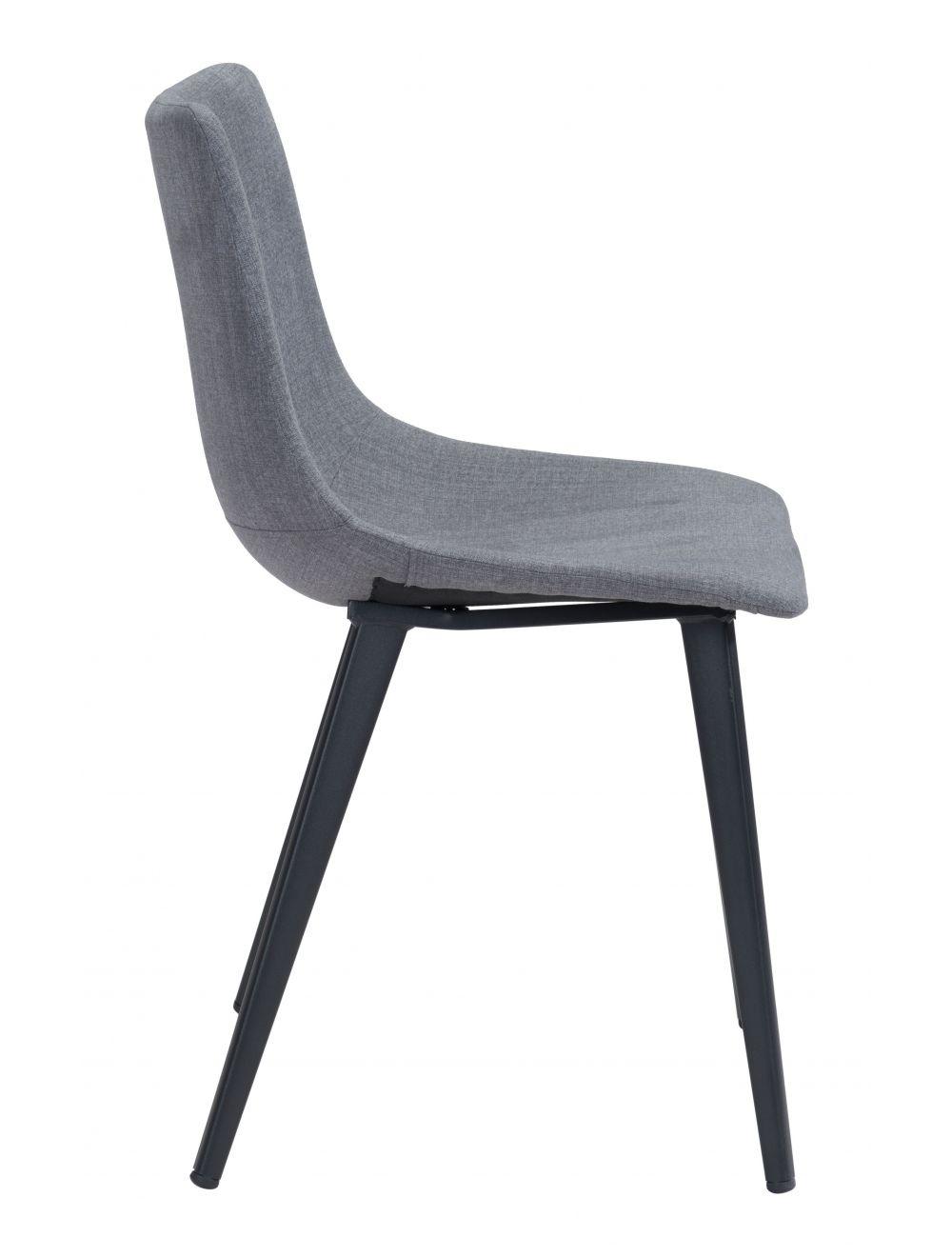 Zuo Daniel Dining Chair (Set of 2) Gray DINING CHAIRS