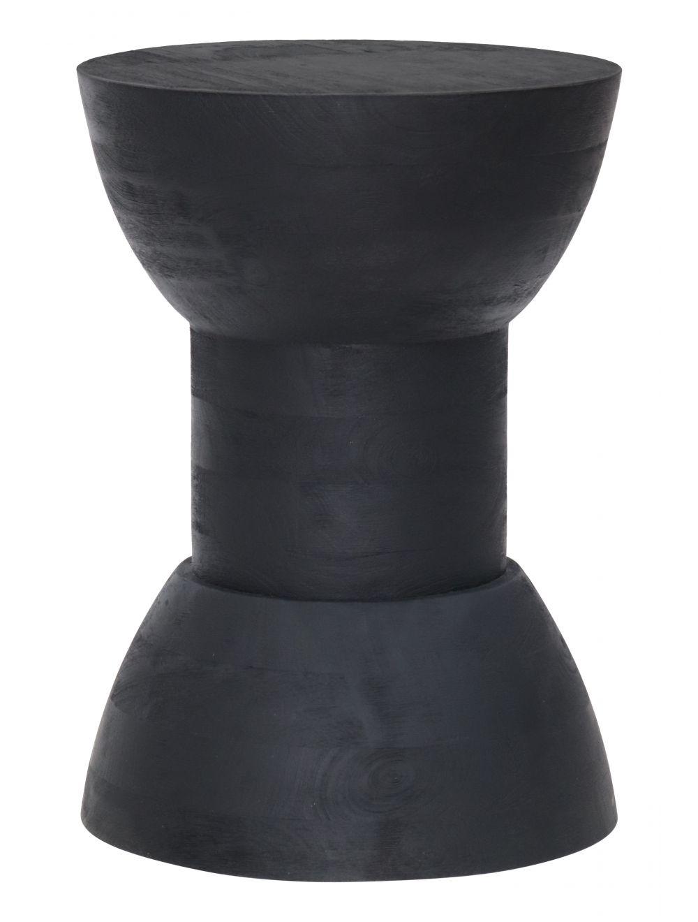 Zuo Wisdom Table Stool Black OTTOMANS, POUFS, + STOOLS