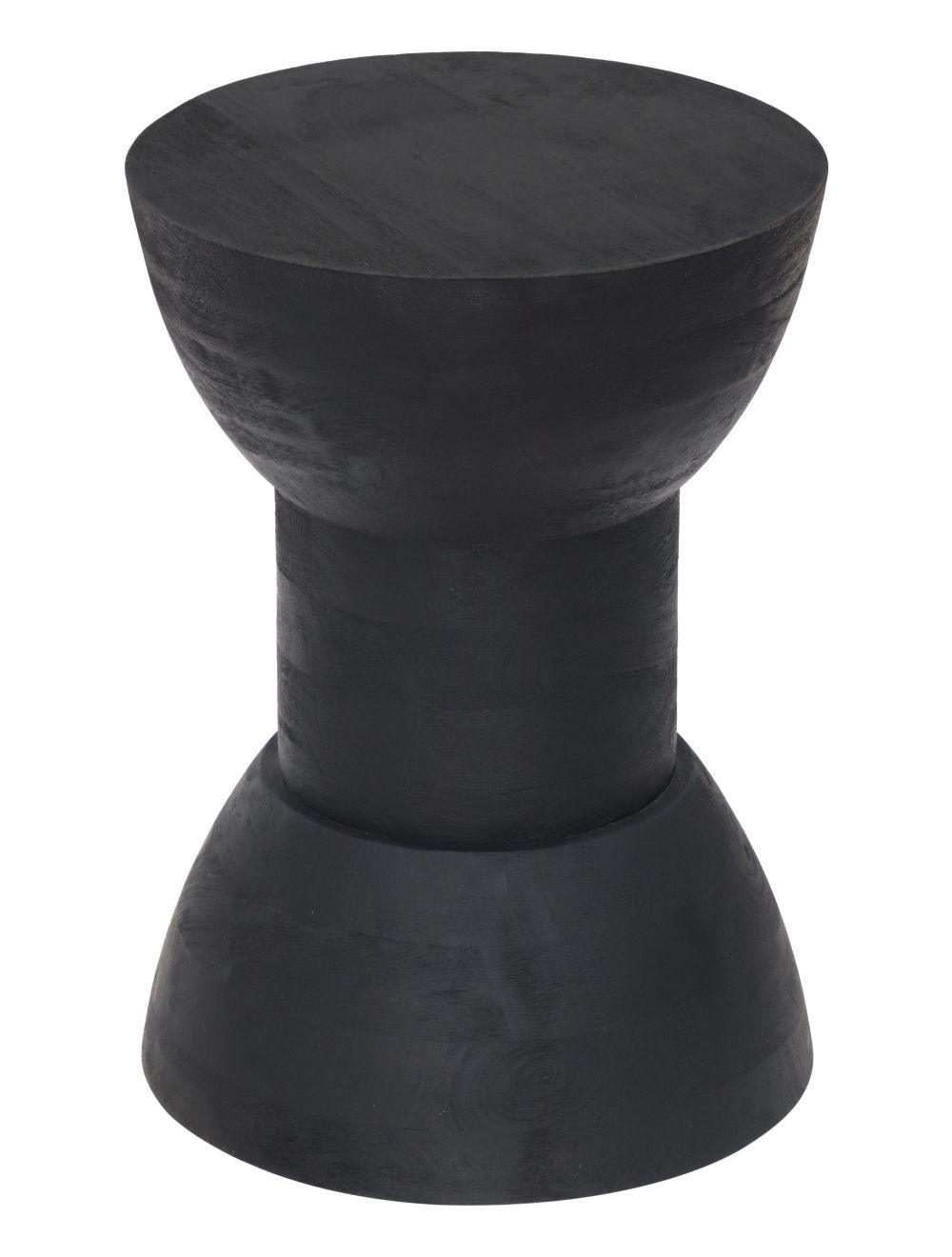 Zuo Wisdom Table Stool Black OTTOMANS, POUFS, + STOOLS