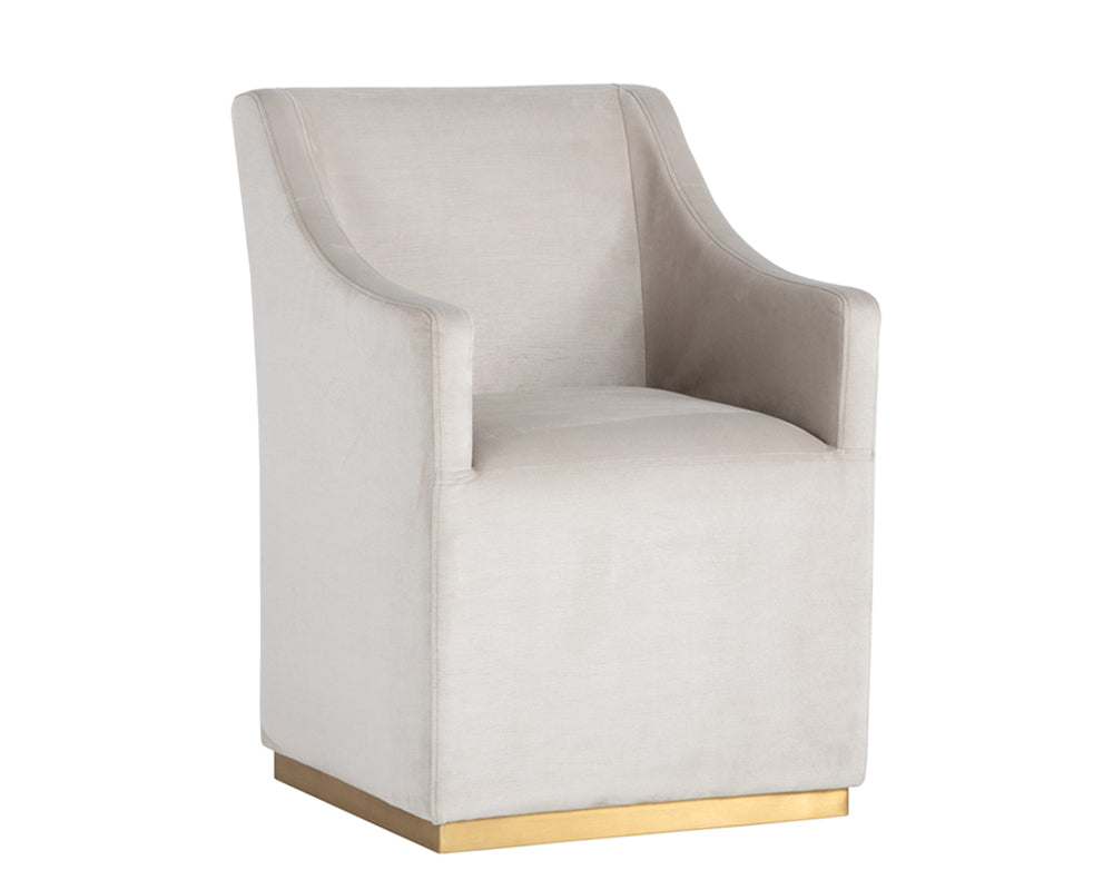 Zane Wheeled Lounge Chair - AmericanHomeFurniture