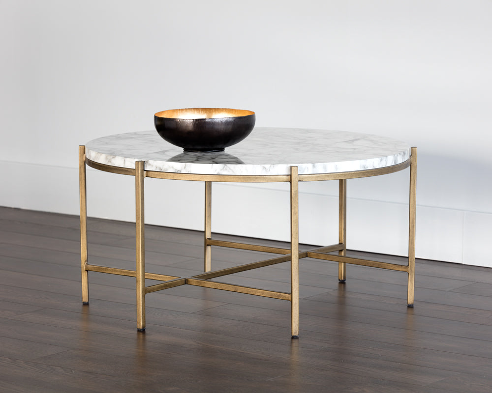 American Home Furniture | Sunpan - Solana Coffee Table - Round