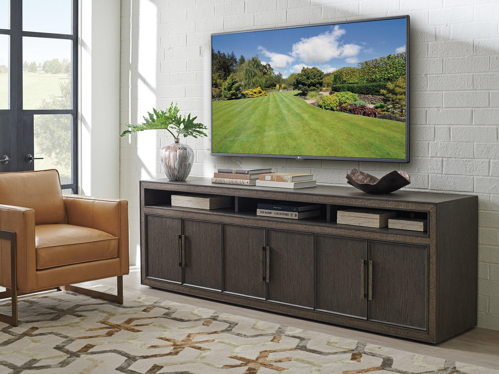 Sligh Studio Designs Hampton Long Media/Home Office Console MEDIA + TV STANDS