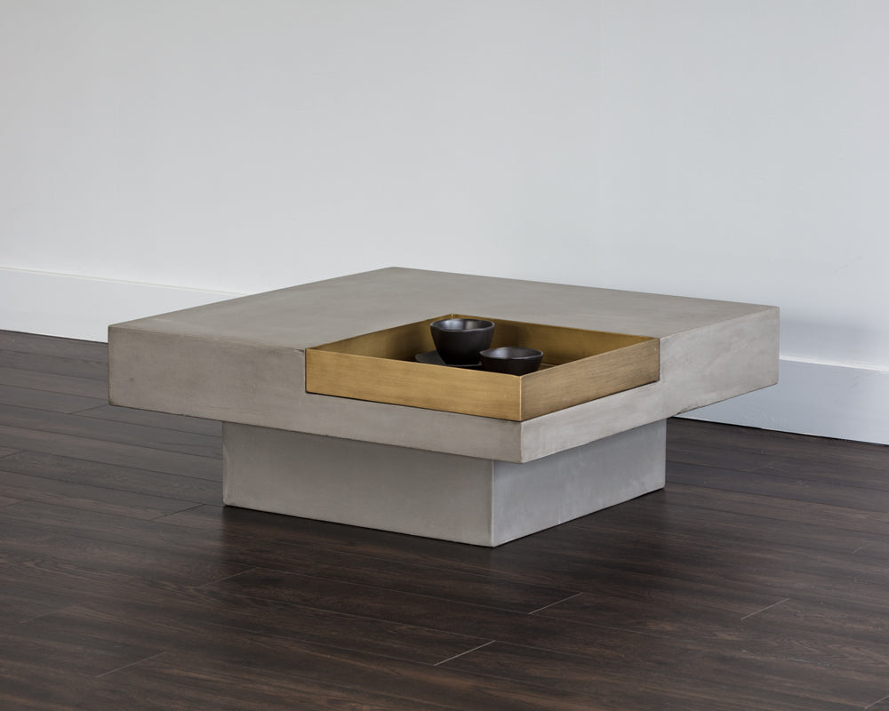 American Home Furniture | Sunpan - Quill Coffee Table 