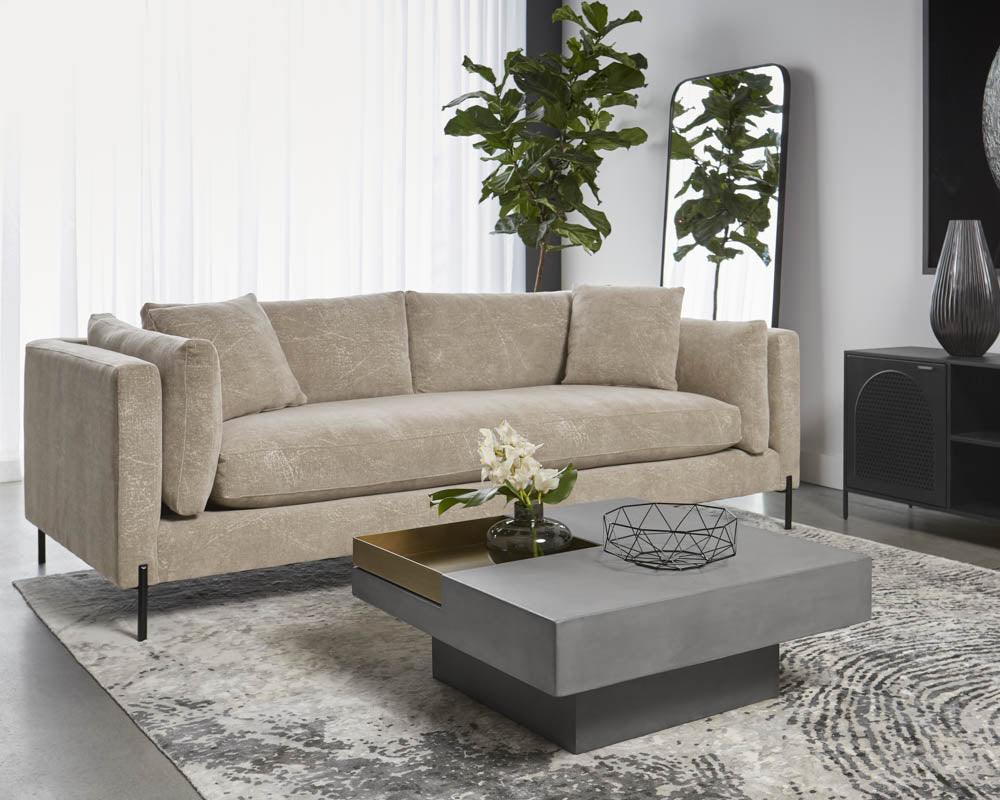 Sunpan Quill Coffee Table - Rectangular COFFEE TABLES