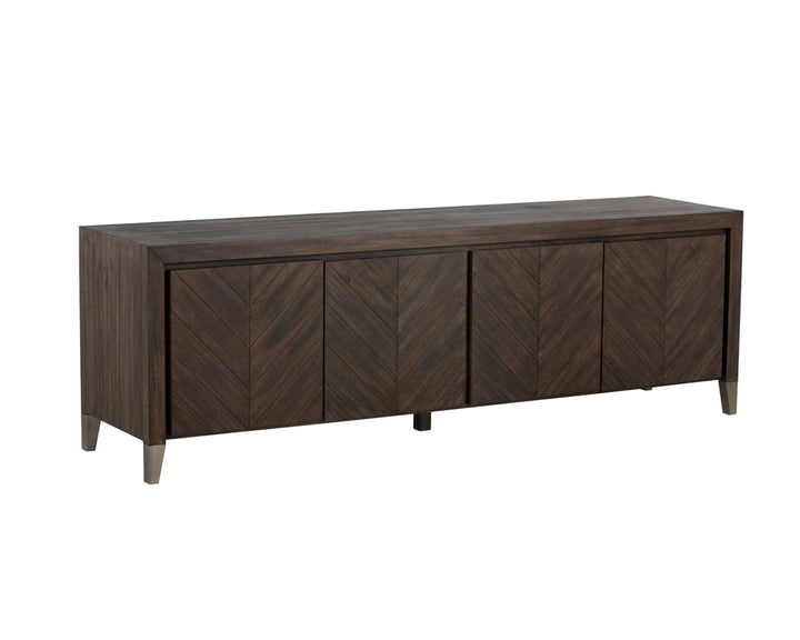 American Home Furniture | Sunpan - Greyson Media Console And Cabinet 