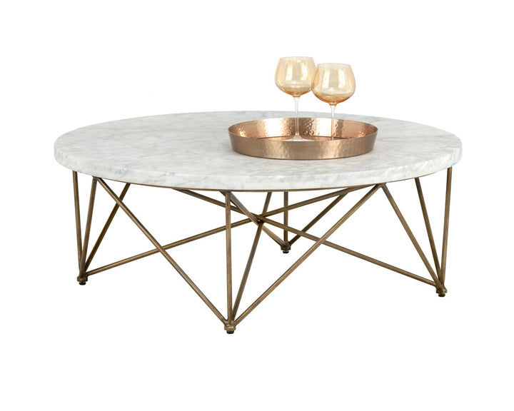 American Home Furniture | Sunpan - Skyy Coffee Table - Round