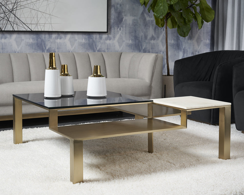 American Home Furniture | Sunpan - Saber Coffee Table