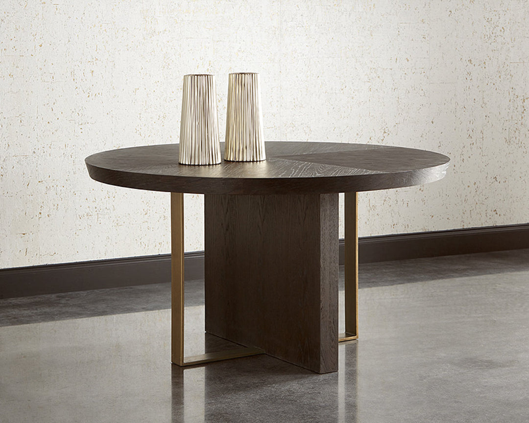 American Home Furniture | Sunpan - Lars Dining Table - Round - 55"