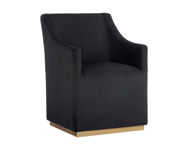 Zane Wheeled Lounge Chair - AmericanHomeFurniture