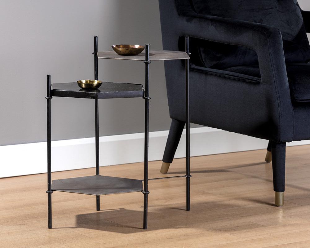 Sunpan Hexall Side Table ACCENT TABLES