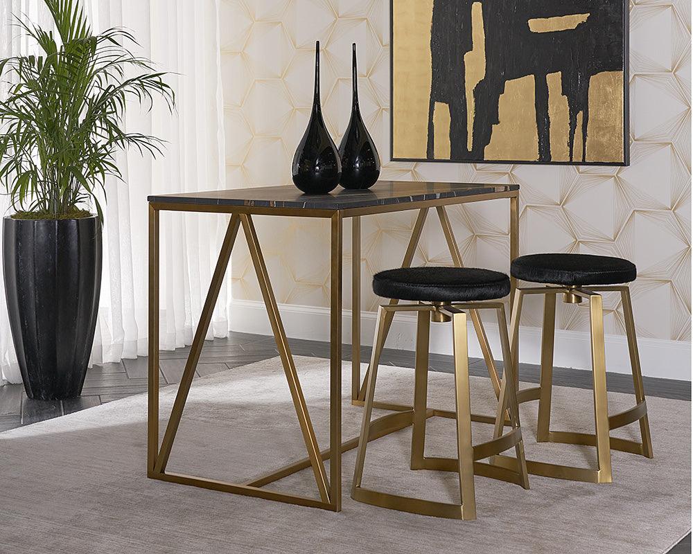 Sunpan Hendrix Swivel Counter Stool BAR STOOLS + COUNTER STOOLS