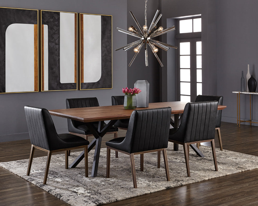 American Home Furniture | Sunpan - Lark Dining Table - 94"