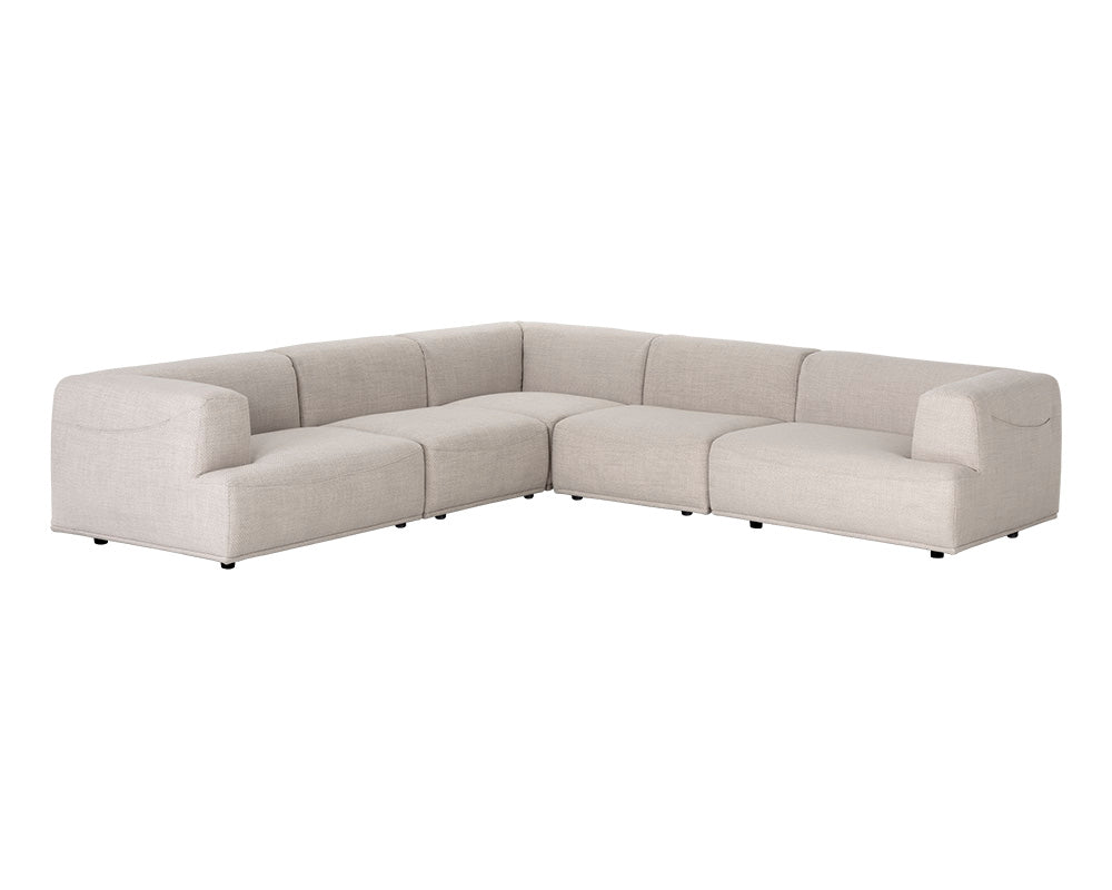 Darren Sectional Set - AmericanHomeFurniture