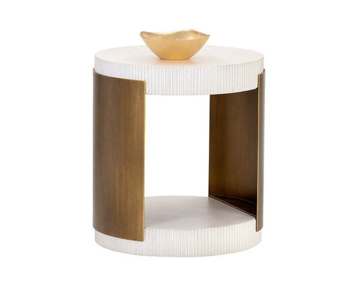 American Home Furniture | Sunpan - Cavette End Table