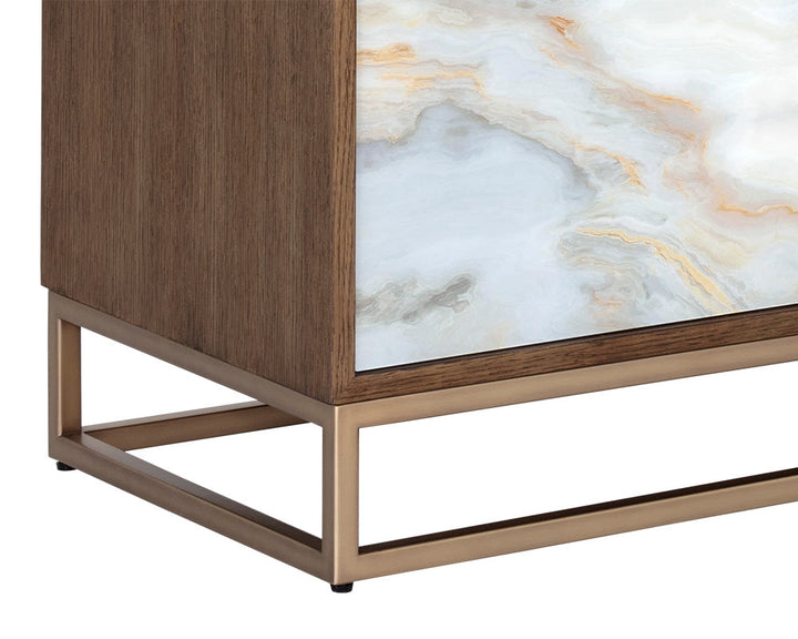 American Home Furniture | Sunpan - Fuentes Media Console And Cabinet