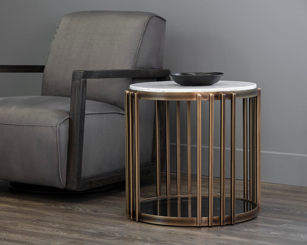 American Home Furniture | Sunpan - Naxos End Table