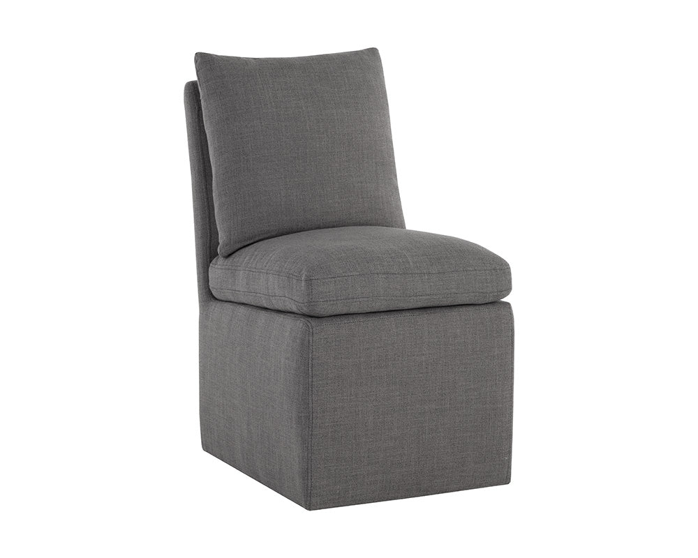 Glenrose Wheeled Dining Chair - AmericanHomeFurniture