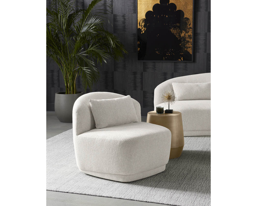 American Home Furniture | Sunpan - Soraya Swivel Armless Chair 