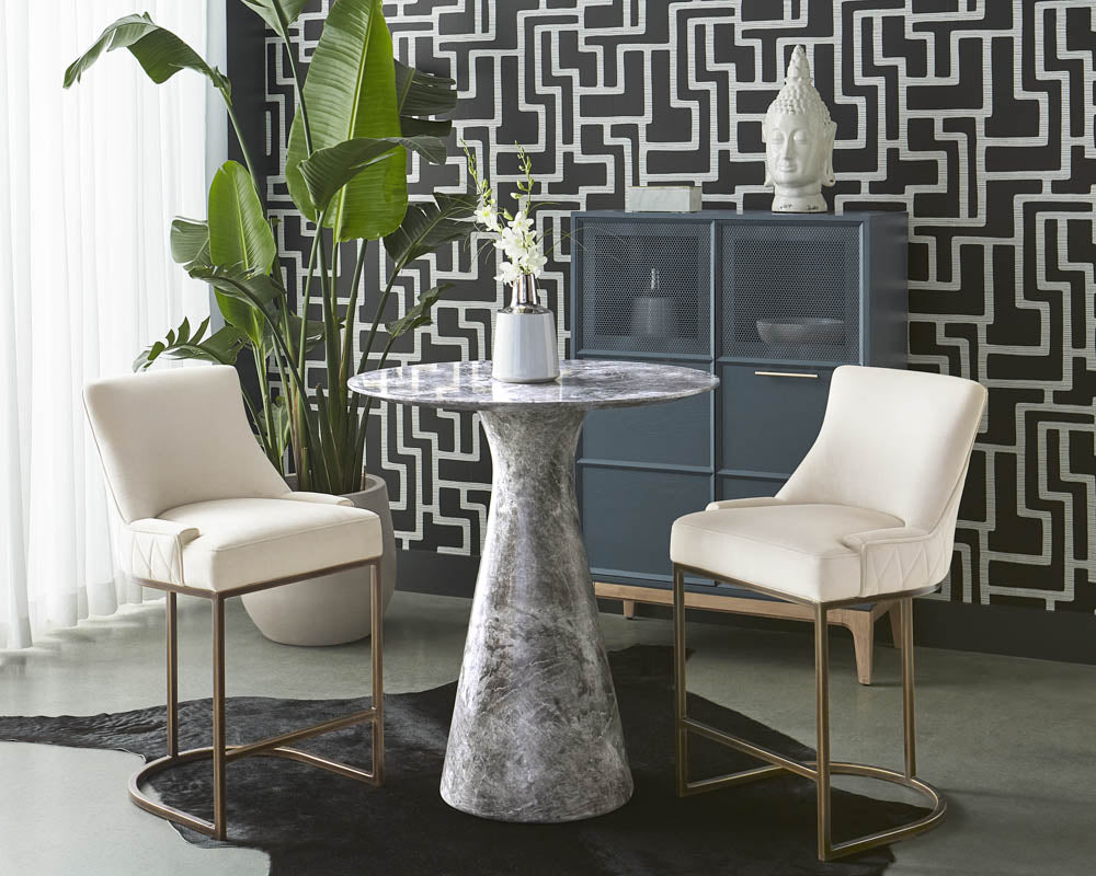 American Home Furniture | Sunpan - Shelburne Counter Table 