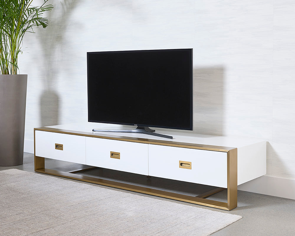 American Home Furniture | Sunpan - Brielle Media Console And Cabinet