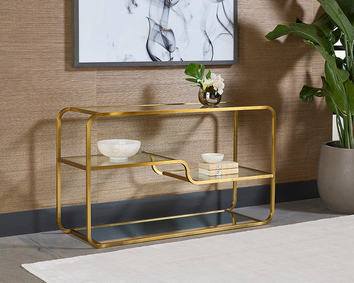 American Home Furniture | Sunpan - Silvia Console Table