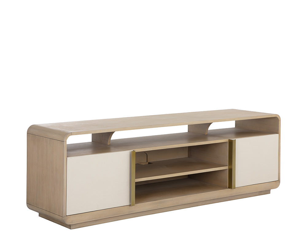 American Home Furniture | Sunpan - Kayden Media Console And Cabinet 