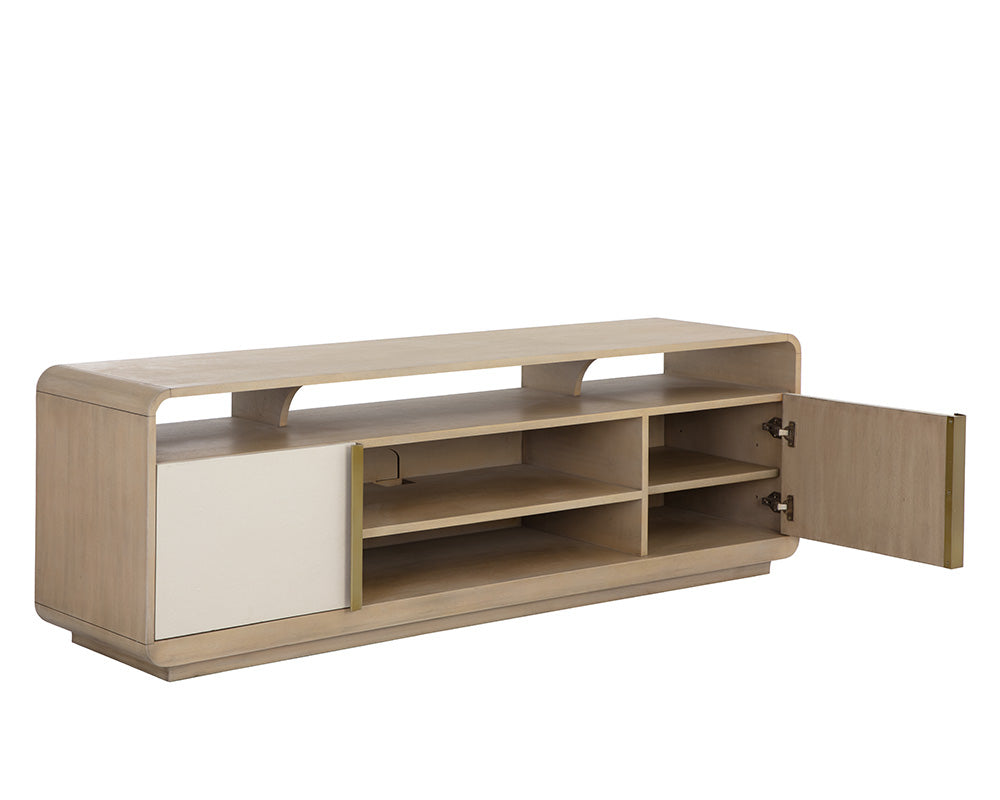 American Home Furniture | Sunpan - Kayden Media Console And Cabinet 