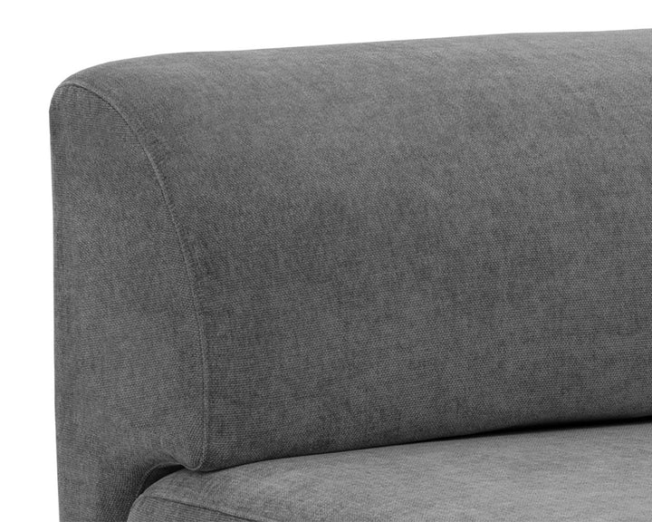 American Home Furniture | Sunpan - Harmony Modular - Armless Chair - Left Shelf