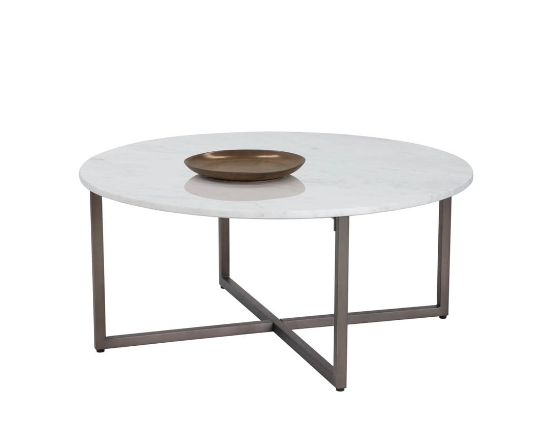 American Home Furniture | Sunpan - Kiara Coffee Table - Round