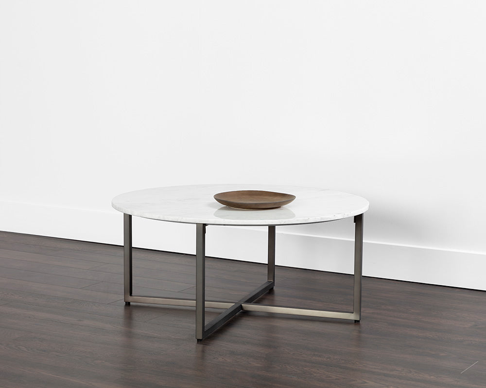 American Home Furniture | Sunpan - Kiara Coffee Table - Round