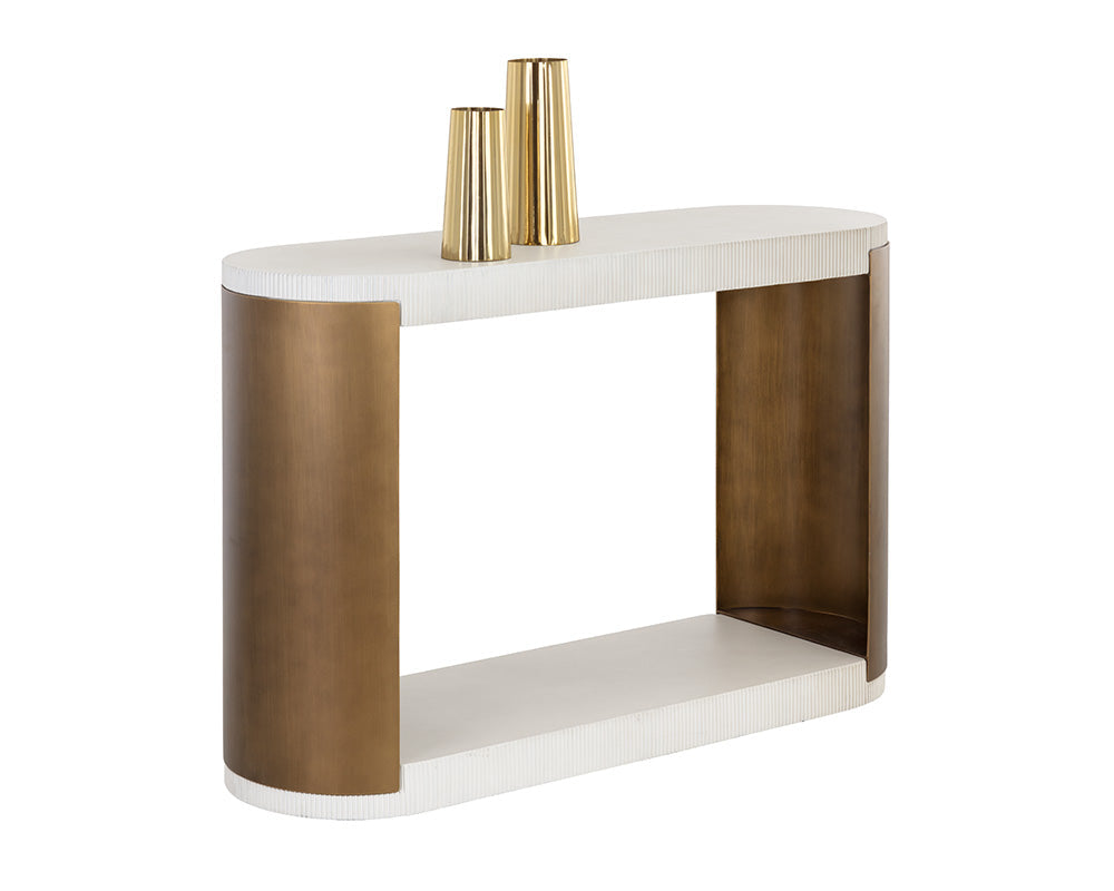 American Home Furniture | Sunpan - Cavette Console Table