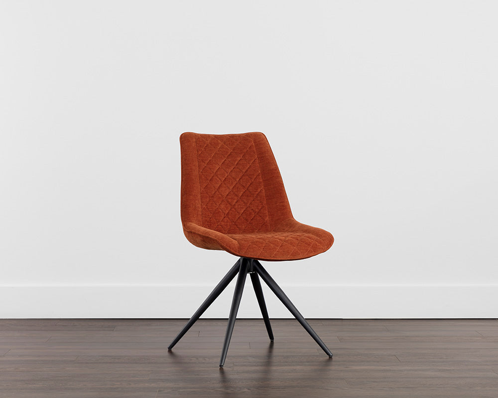 American Home Furniture | Sunpan - Freya Swivel Dining Chair 