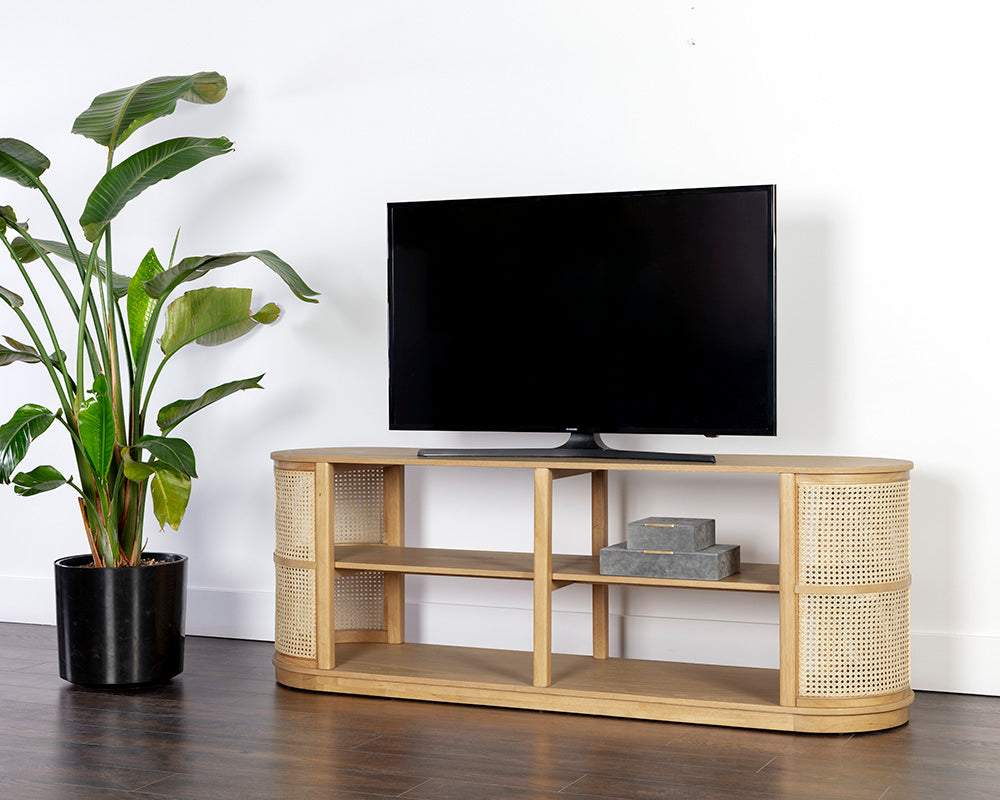 American Home Furniture | Sunpan - Behati Media Console And Cabinet