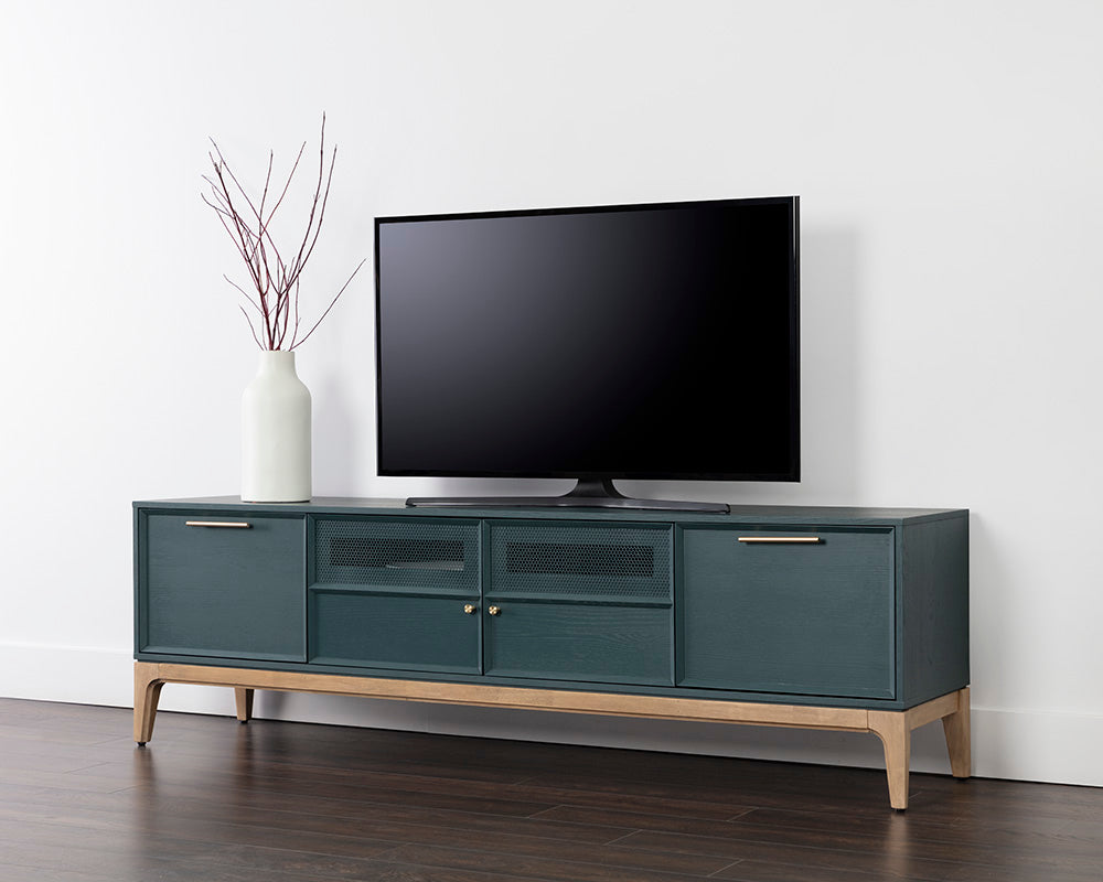 American Home Furniture | Sunpan - Rivero Media Console And Cabinet 