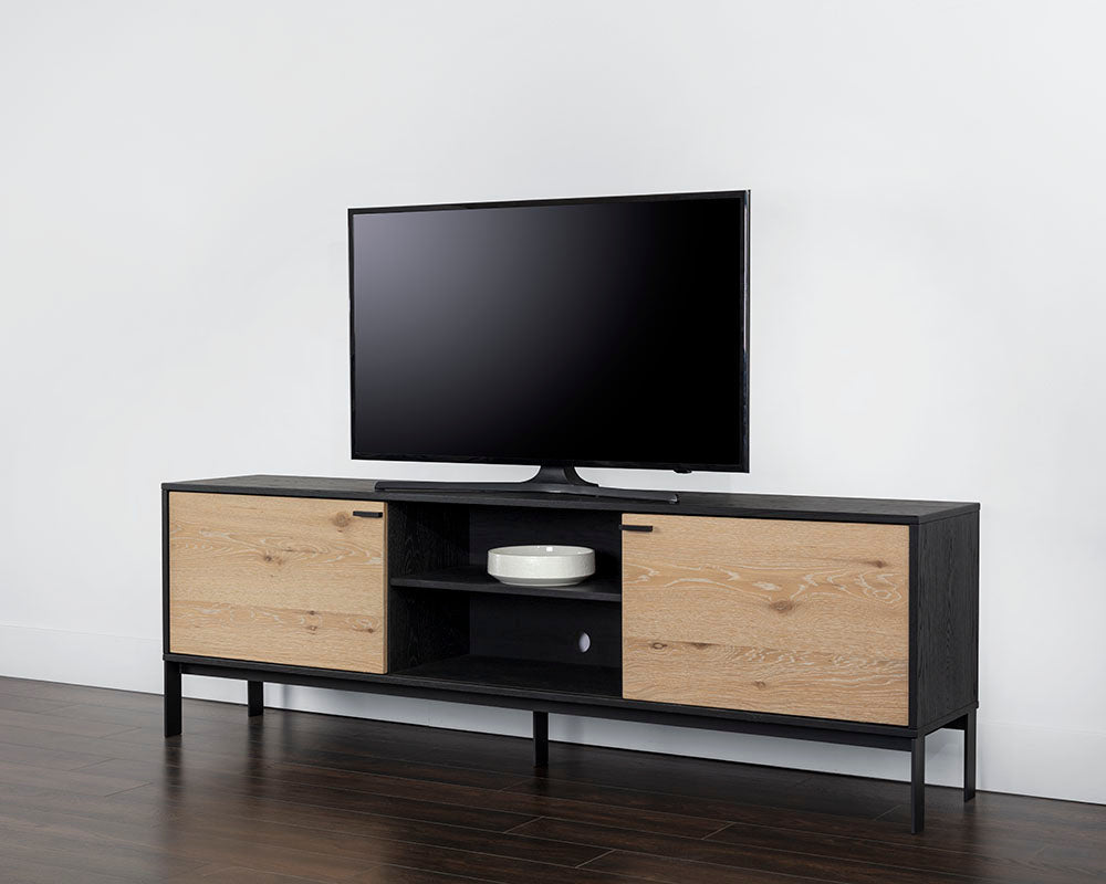 American Home Furniture | Sunpan - Rosso Media Console And Cabinet